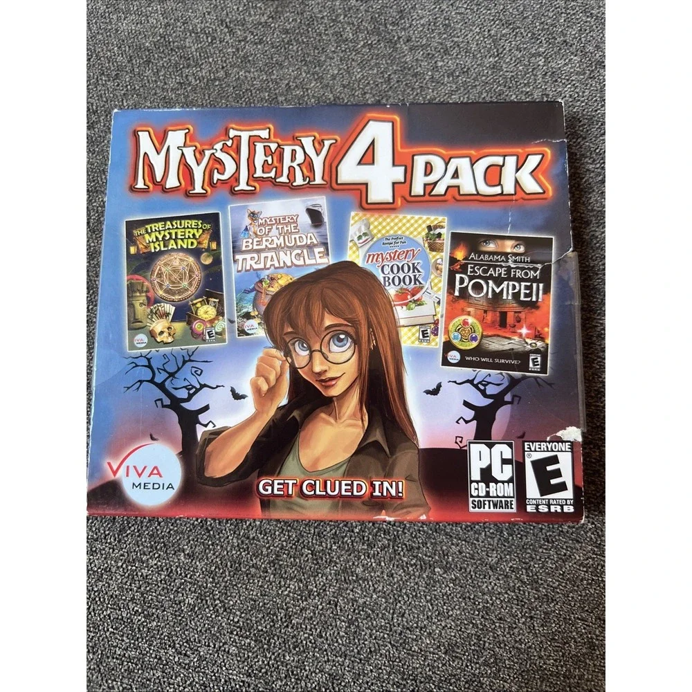 Viva Media Mystery 4 Pack PC Game OS N/A Multi Hidden Object Puzzle Bundle